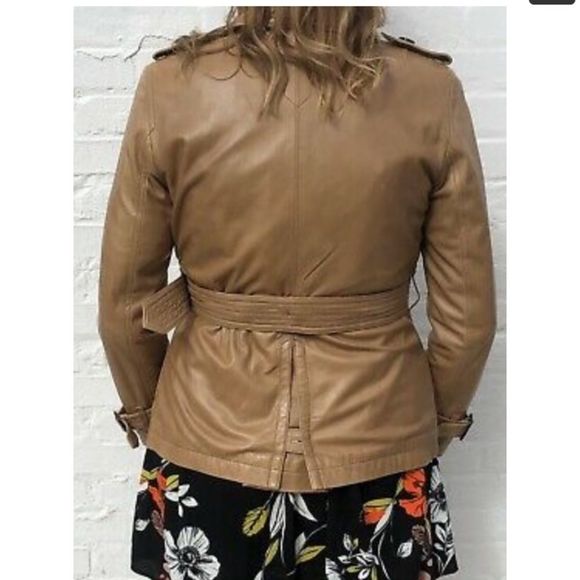 COACH Camel Moto Jacket - Picture 3 of 8